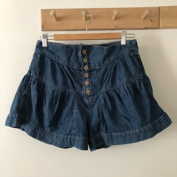 We The Free Fleur Denim Shorts - Picture 6 of 8